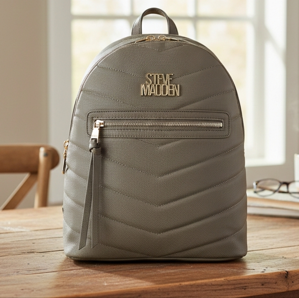 Steve Madden Gray Backpack